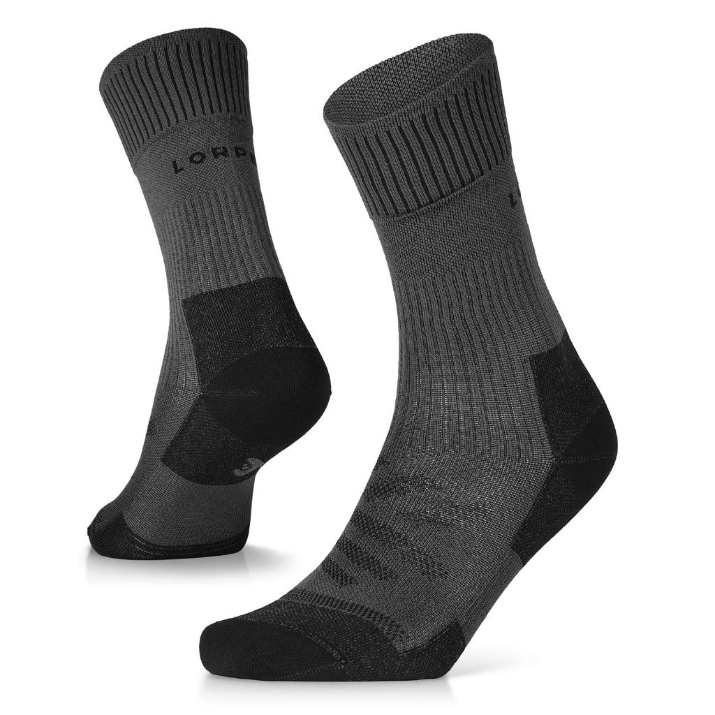 Image Lorpen PRRC Re Made Run Crew Unisexe GRIS FONCÉ M